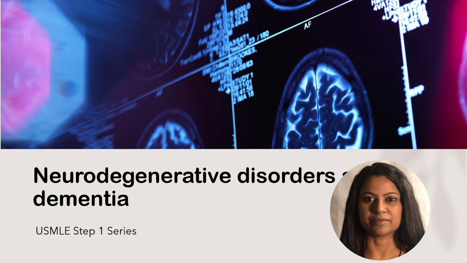 Neurodegenerative disorders and dementia
