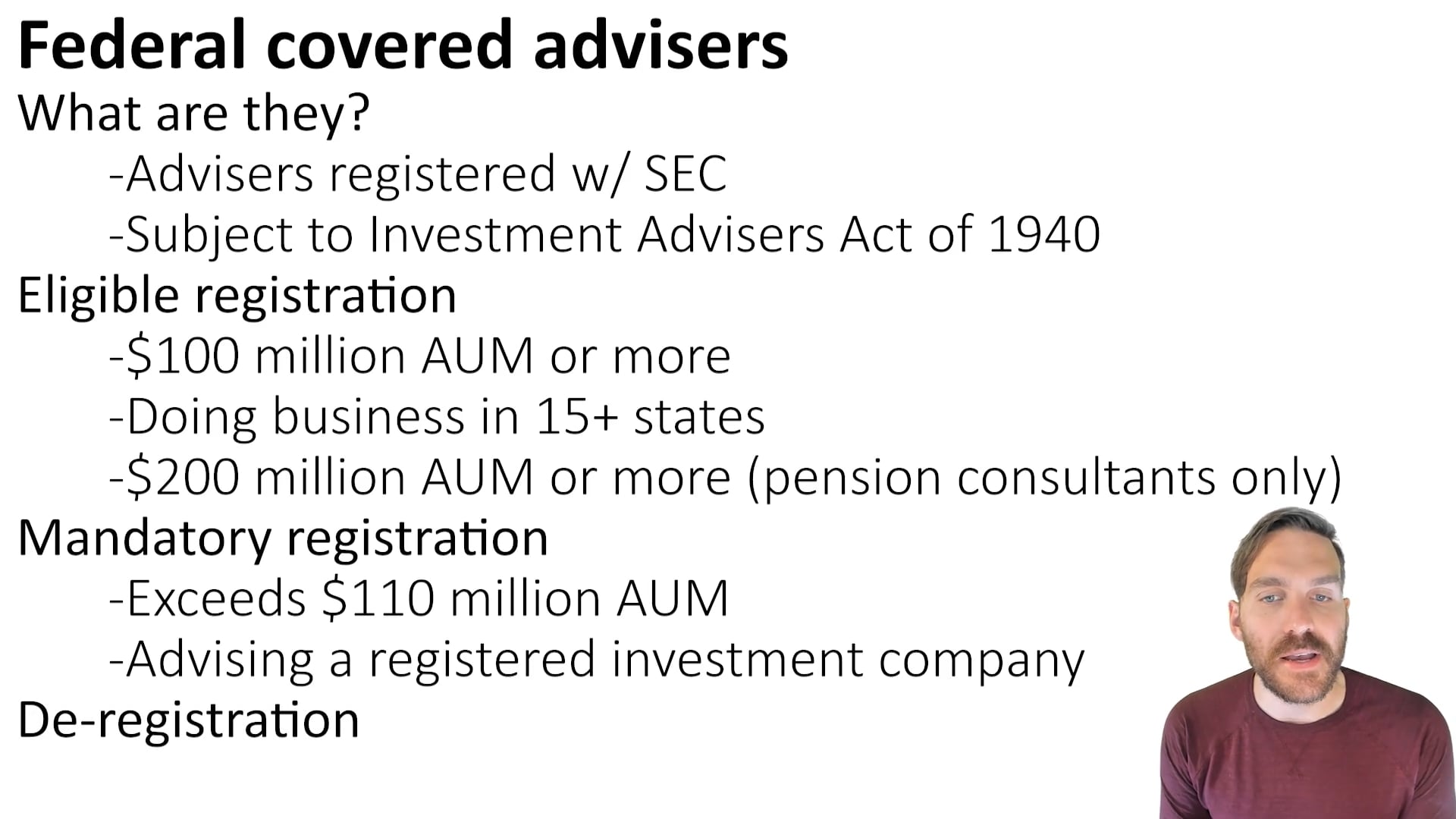 Fed-covered investment advisers